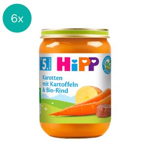 6x HiPP Carrots with Potatoes & Organic Beef