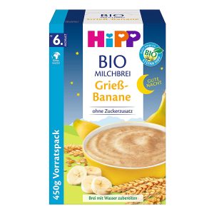 HiPP Organic Milk Porridge ÿ Good Night ÿ Banana Semolina