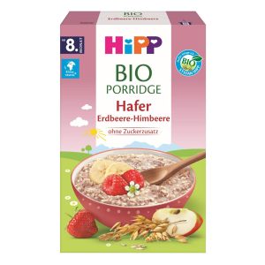 HiPP Organic Porridge ÿ Oat Strawberry-Raspberry