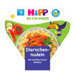 HiPP Children's Plate Star Noodles with Mediterranean Vegetables