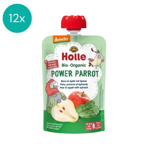 12x Holle Organic vegetable puree Power Parrot